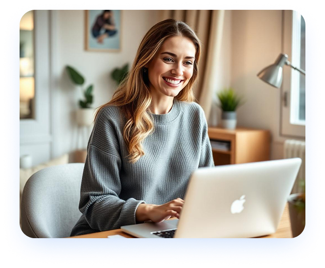 Image (A donor reviewing a crypto donation on a laptop)